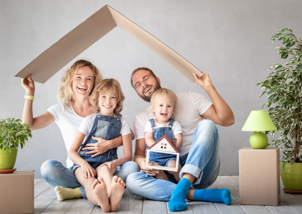 Verhuizing van een gezin in Uden